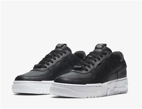 nike air force pixel zwart|Nike Air Force 1 Pixel black.